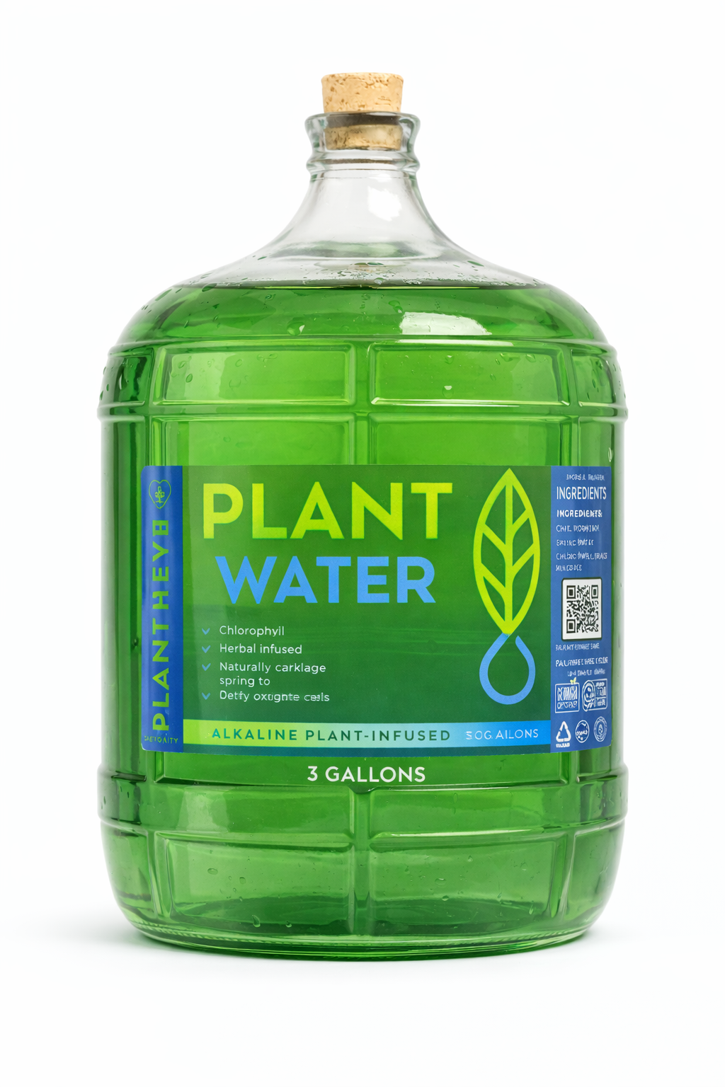 Plant Water-3 Gallon Glass Jug