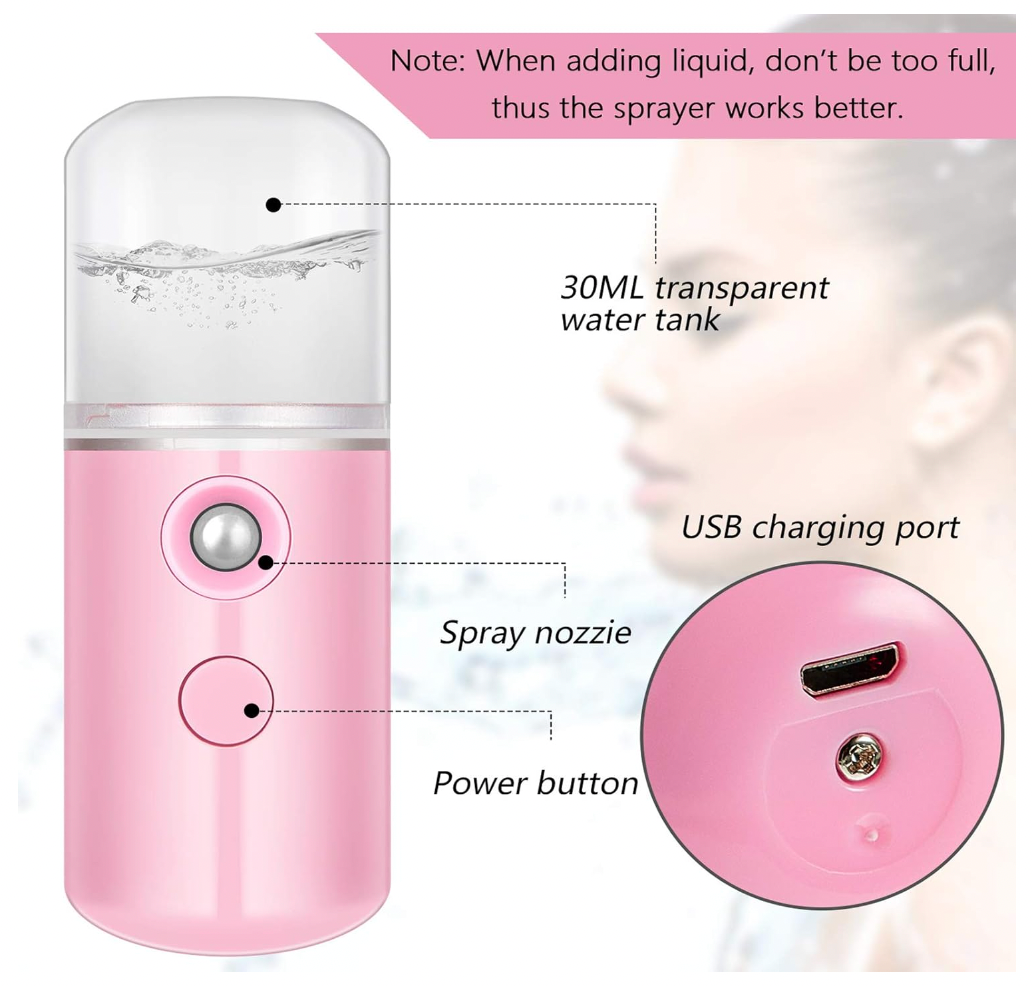 Portable Nano Facial Mister/Mini Air Humidifier